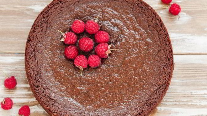 Рецепт Шоколадный чизкейк с малиной