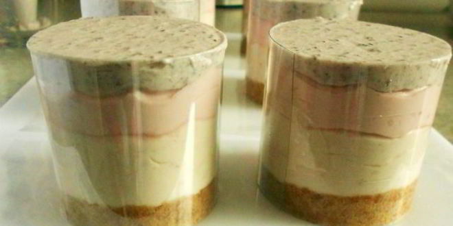 Рецепт тройные ягодные чизкейки