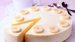 Рецепт Творожно-банановый чизкейк без сахара