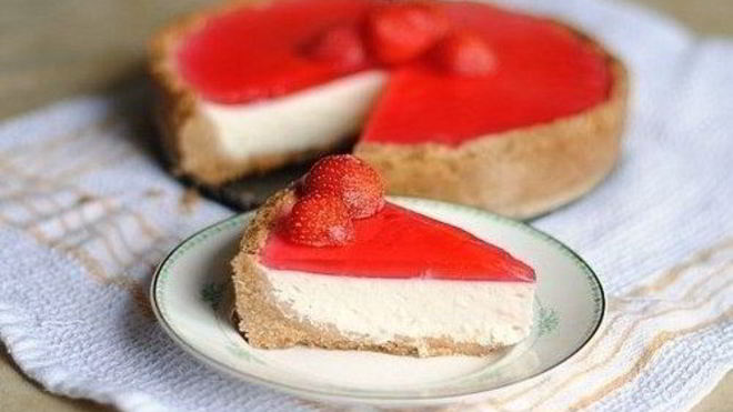 Рецепт Творожный чизкейк на песочной основе