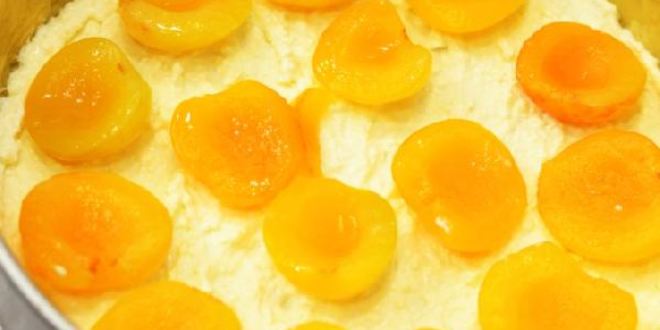 Рецепт творожный чизкейк с абрикосами