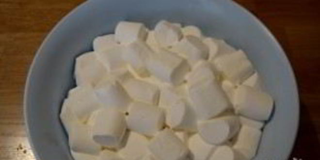 Рецепт творожный чизкейк с маршмеллоу