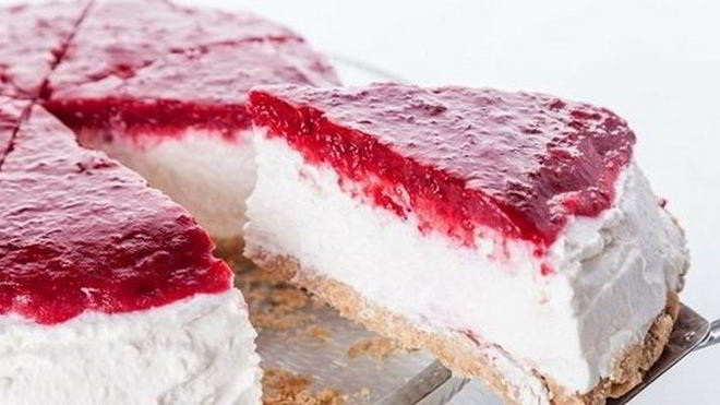 Рецепт Ягодный чизкейк с протеином и сметаной