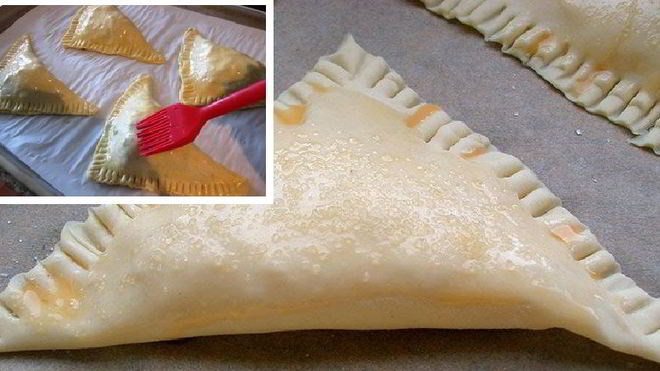 Рецепт Диетические слойки с грибами