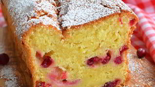 Рецепт Апельсиновый кекс с клюквой