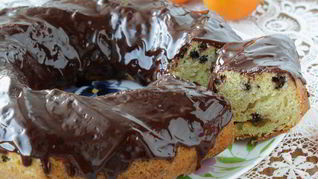 Рецепт Апельсиновый кекс с шоколадом