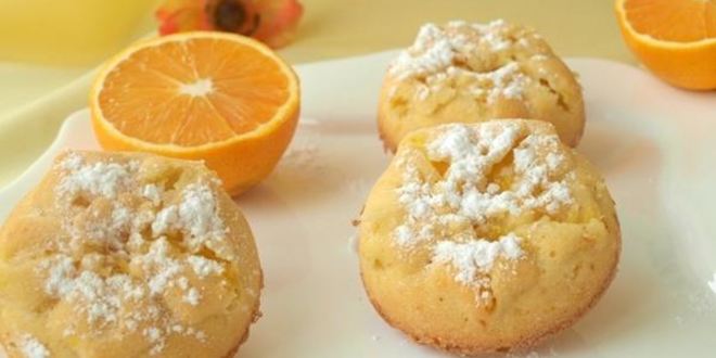 Рецепт апельсиновые кексы с кокосовой стружкой