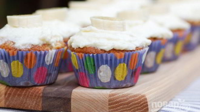 Рецепт Банановый капкейк