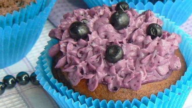 Рецепт Черничные кексики