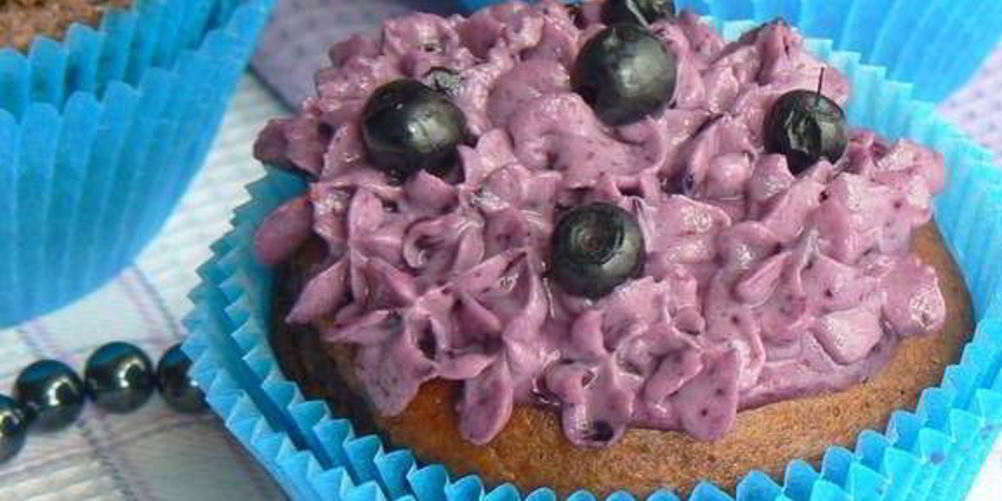 Как приготовить черничные кексики