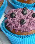 Черничные кексики