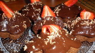 Рецепт шоколадные капкейки