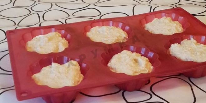 Рецепт диетические кексы творожные