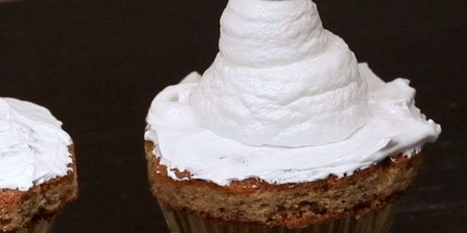 Рецепт идеи новогоднего украшения кексов