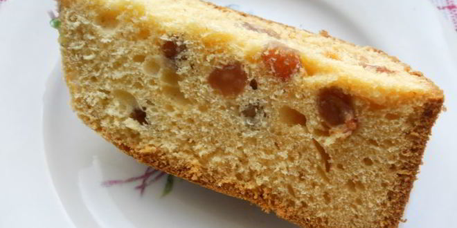 Рецепт кекс-кулич на топленом молоке в хлебопечке