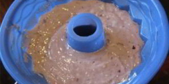 Рецепт кекс на кефире с вареньем