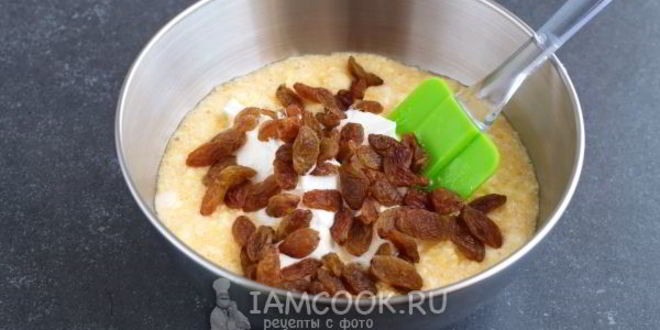 Рецепт кекс на сметане с изюмом