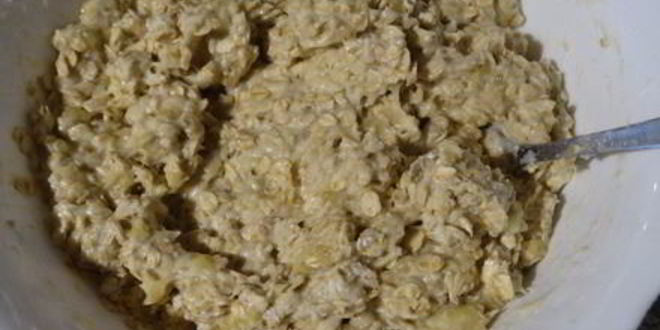 Рецепт кекс овсяно-банановый