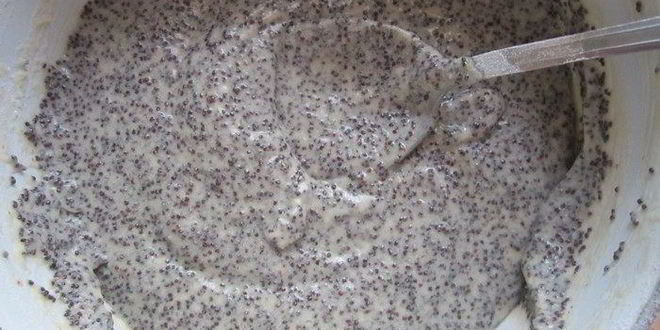 Рецепт кекс с маком и черешней