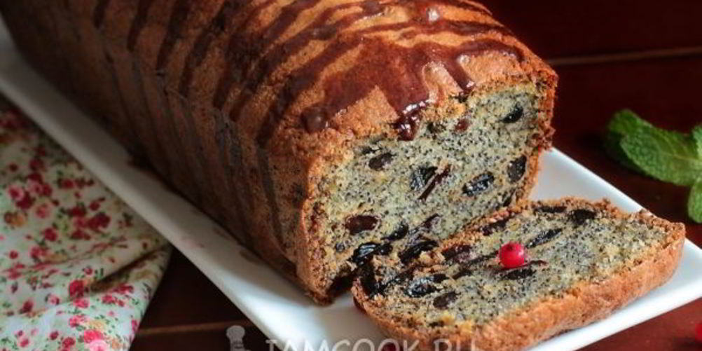 Как приготовить кекс с маком и изюмом