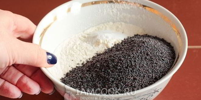 Рецепт кекс с маком и изюмом