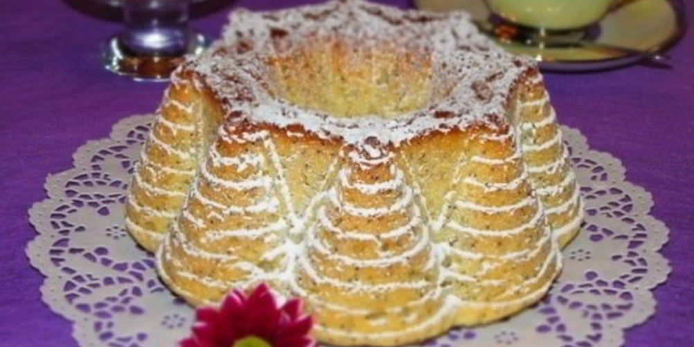 Как приготовить кекс с маково-лимонной начинкой
