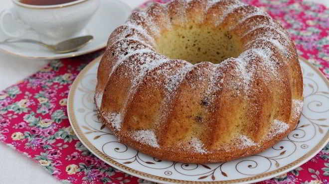 Рецепт Кекс с манной крупой и вяленой клюквой