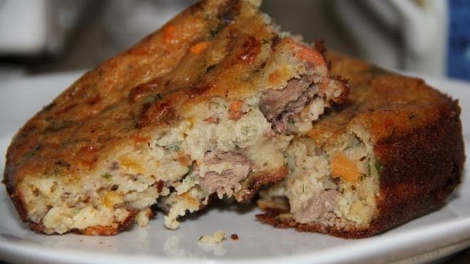 Рецепт Кекс с печенью и овощами