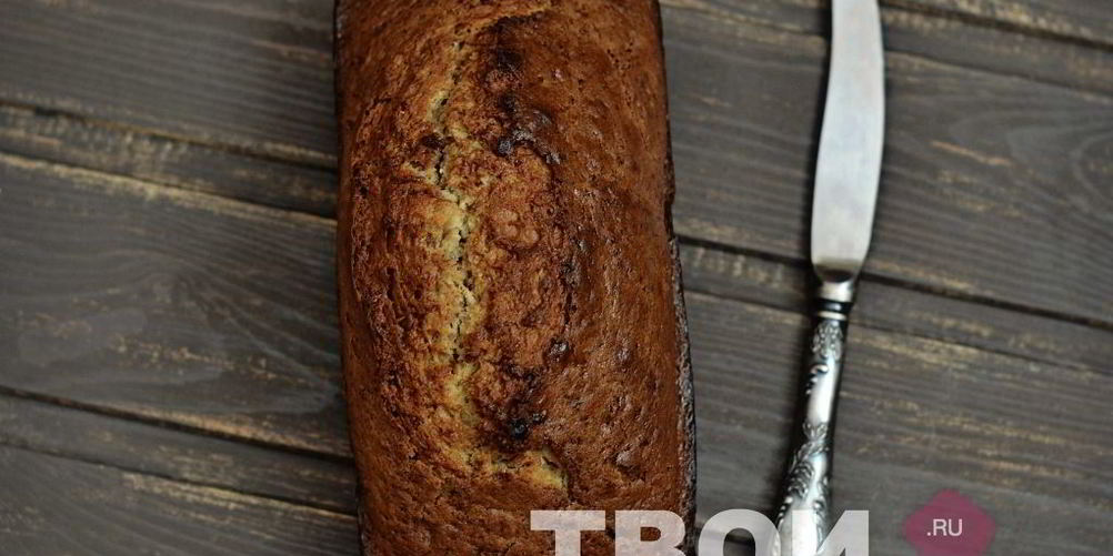 Как приготовить кекс с шоколадной стружкой и бананами