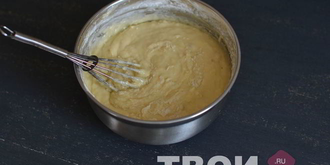 Рецепт кекс с шоколадной стружкой и бананами