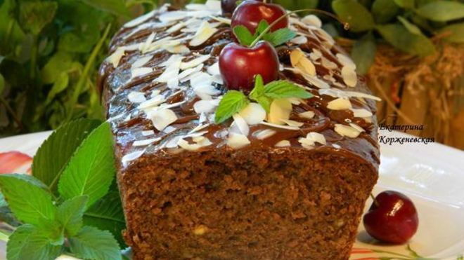 Рецепт Кекс с шоколадом и красным вином