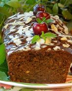 Кекс с шоколадом и красным вином