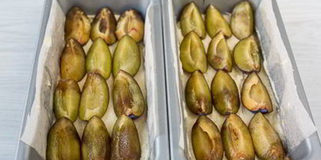 Рецепт кекс со сливами и хрустящим штрейзелем