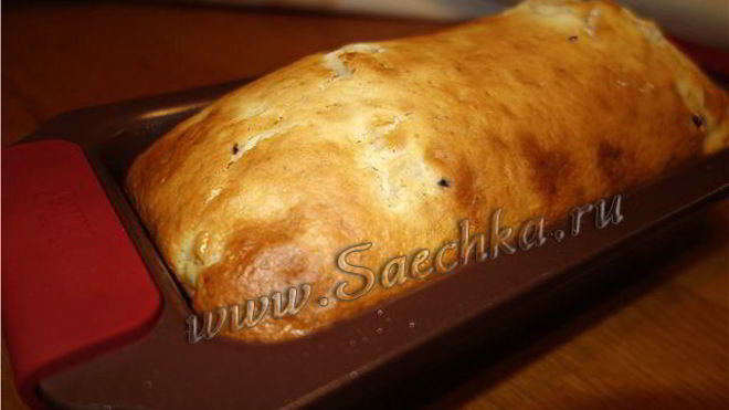 Рецепт Кекс Столичный с изюмом