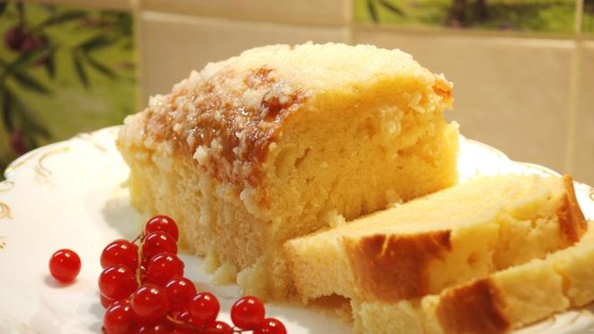 Рецепт Кекс Эконом с лимонной заливкой