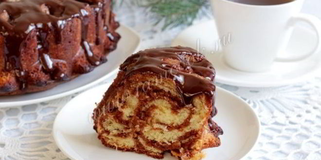 Рецепт кекс зебра на новый лад