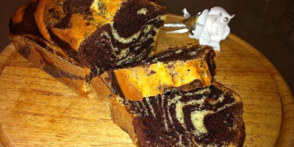 Рецепт черно-белый кекс