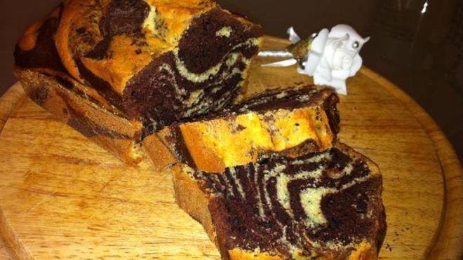 Рецепт Кекс Зебра