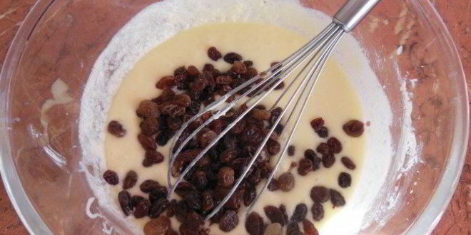 Рецепт кексики с изюмом