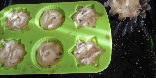 Рецепт кексики с изюмом