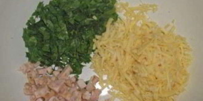 Рецепт кексы из кабачков с колбасой