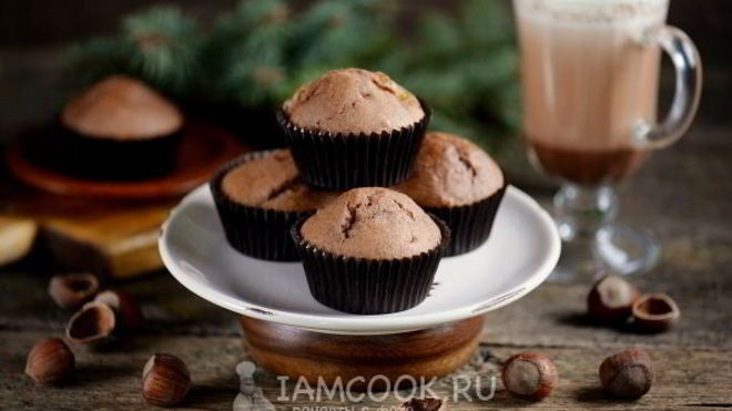 Рецепт Кексы с изюмом и шоколадом