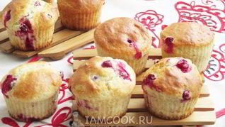 Рецепт Кексы с ягодами