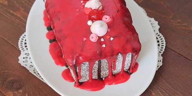 Рецепт кокосовый кекс с бананами и вишней