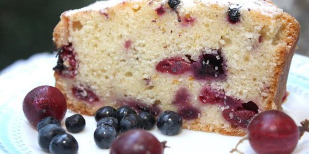 Рецепт апельсиновый кекс с клюквой