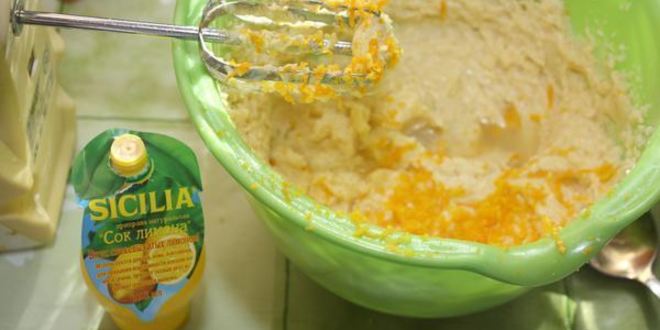 Рецепт лимонно-апельсиновый кекс с ягодами