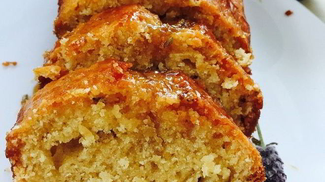 Рецепт Лимонно-лавандовый кекс Прованс