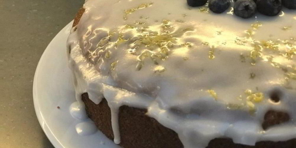 Рецепт лимонный кекс с куркумой