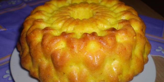 Рецепт лимонный кекс с куркумой