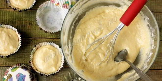 Рецепт лимонные кексы с кремом из белого шоколада